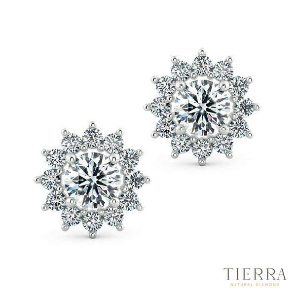 Bông tai xinh BTA2107 thiết kế tinh xảo, lấp lánh mang đến vẻ đẹp rạng rỡ.